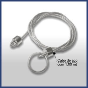 1003CA - CABO DE AÇO COM ARGOLA