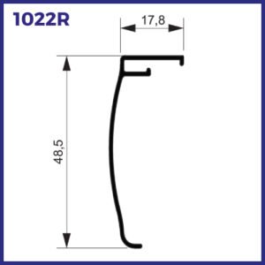 1022R - CAPA PARA TRILHO 1021R