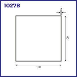 1027B - TUBO QUADRADO 100X100X2,0MM