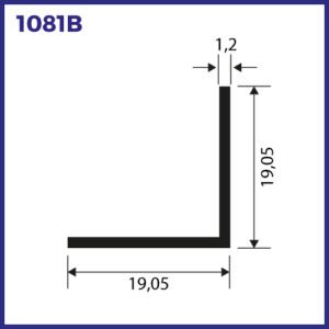 1081B - CANTONEIRA 19X19MM