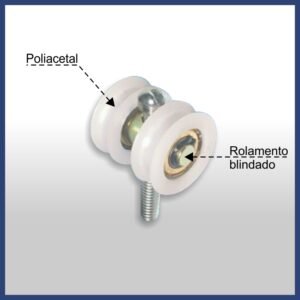 1150S - ROLDANA DUPLA PARA TRILHO 1030
