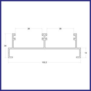 LG-045 - Marco Lateral Vertical
