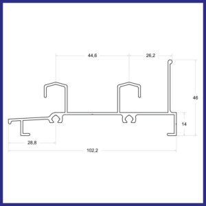 LG-047 - Marco Inferior Horizontal