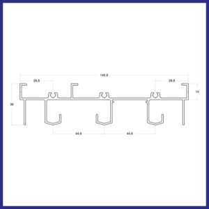 LG-062 - Marco Superior Horizontal