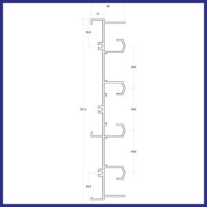 LG-070 - Marco Superior Horizontal