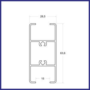 LG-131 - Travessa Horizontal - Sem Baguete