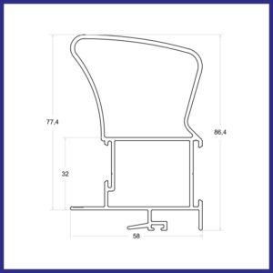 LG-137 - Folha mão de amigo com Reforço - Interno