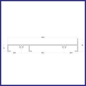 LG-158 - Marco Lateral Vertical