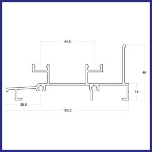 LG-159 - Marco Inferior Horizontal