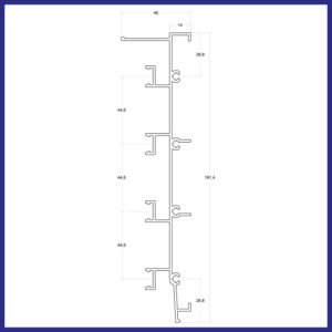 LG-160 - Marco Inferior Horizontal