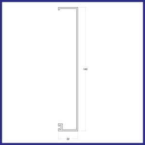 LG-170 - Marco Lateral Vertical