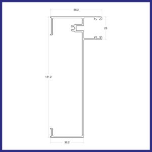 LG-236 - Marco Lateral Vertical