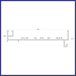 MN-001 - Marco Superior Horizontal