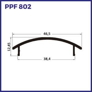 PPF 802 - PERFIL CAPA(CLICK) PARA CORRIMÃO GUARDA CORPO - NOVO